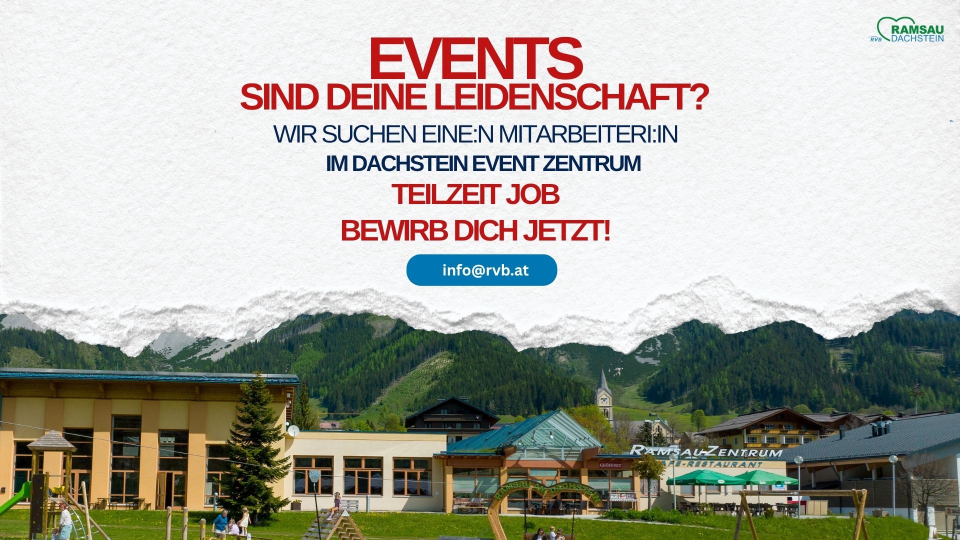 Dachstein Event Zentrum Mitarbeiter gesucht!