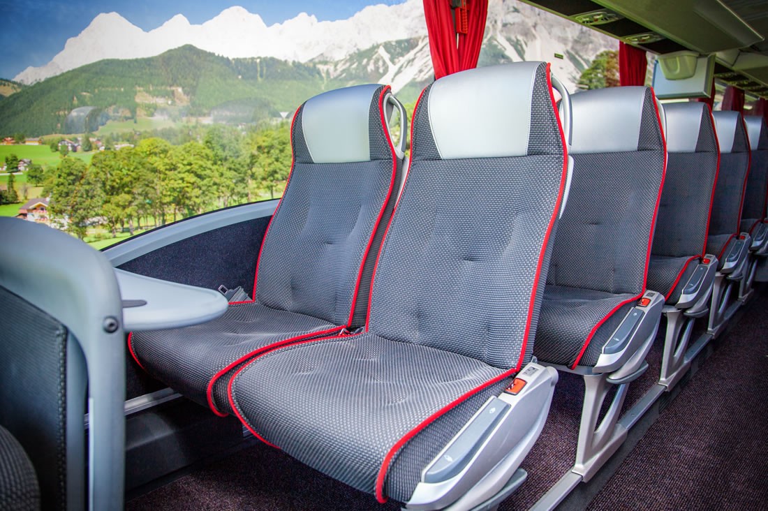 Komfortable Sitze mit Liegefunktion