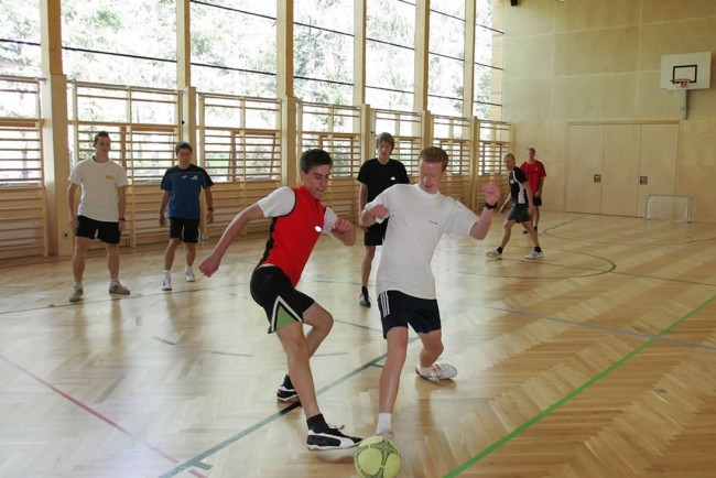 Turnhalle mit 10 x 18 m im Nordischen Trainingszentrum Ramsau