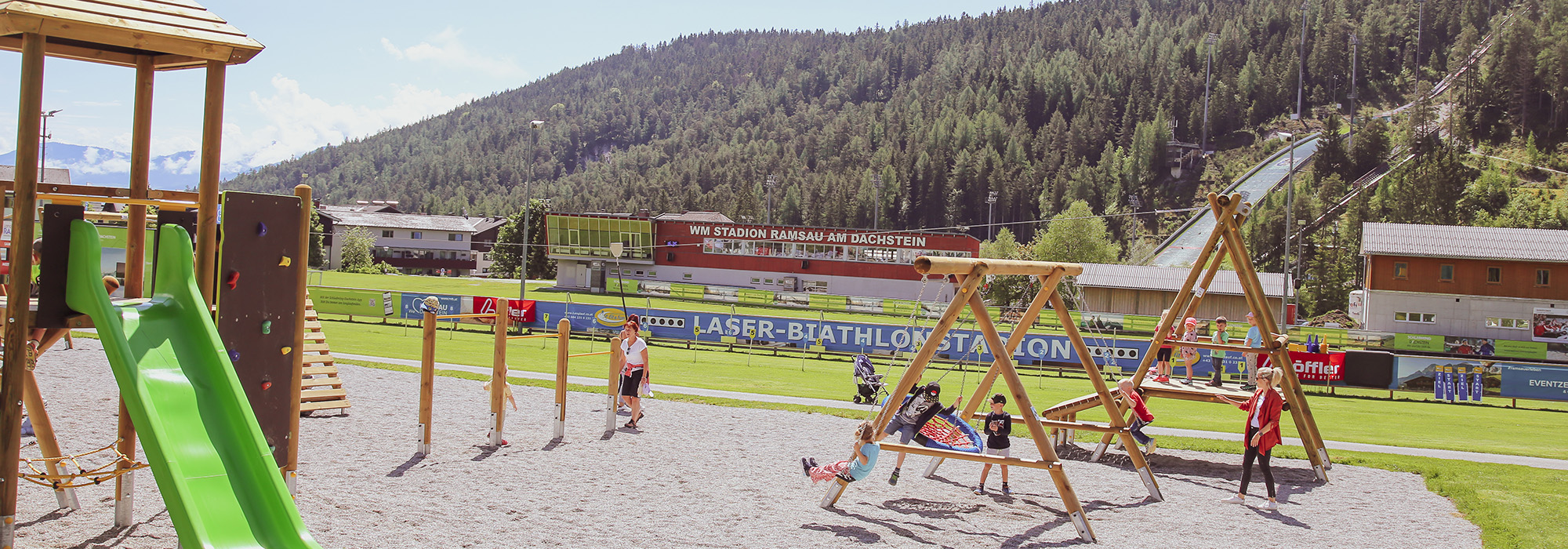 Kalis Kinderspielplatz im Langlaufstadion Ramsau