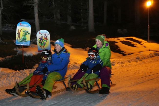 Nachtrodeln am Rittisberg